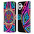 Beth Wilson Rainbow Celtic Knots Divine Leather Book Wallet Case Cover For Apple iPhone 16 Plus