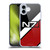 EA Bioware Mass Effect Graphics N7 Logo Stripes Soft Gel Case for Apple iPhone 16 Plus & MagSafe