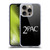 Tupac Shakur Logos Serif Soft Gel Case for Apple iPhone 16 Pro