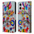 Sylvie Demers Floral Otomi Colors Leather Book Wallet Case Cover For Apple iPhone 16