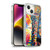 Michael David Ward Psychedelic Art Midnight Cat In Paris Soft Gel Case for Apple iPhone 14