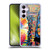 Michael David Ward Psychedelic Art Midnight Cat In Paris Soft Gel Case for Samsung Galaxy A35 5G