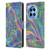 Suzan Lind Colours & Patterns Iridescent Abstract Leather Book Wallet Case Cover For OnePlus 12R