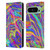 Suzan Lind Marble Illusion Rainbow Leather Book Wallet Case Cover For Google Pixel 9 Pro XL