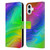 Suzan Lind Marble Rainbow Leather Book Wallet Case Cover For Apple iPhone 16 Plus