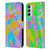 Suzan Lind Marble Abstract Rainbow Leather Book Wallet Case Cover For Samsung Galaxy M15/F15 5G