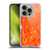 Suzan Lind Marble 2 Orange Soft Gel Case for Apple iPhone 16 Pro