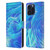 Suzan Lind Tie Dye 2 Deep Blue Leather Book Wallet Case Cover For Apple iPhone 16 Pro Max