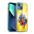 Justice League DC Comics Airbrushed Heroes Yellow Soft Gel Case for Apple iPhone 13 Mini & MagSafe