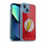 The Flash DC Comics Logo Distressed Look Soft Gel Case for Apple iPhone 13 Mini & MagSafe