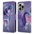 Rose Khan Unicorns White And Purple Leather Book Wallet Case Cover For Apple iPhone 16 Pro