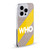 The Who 2019 Album Yellow Diagonal Stripes Soft Gel Case for Apple iPhone 16 Pro & MagSafe