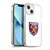 West Ham United FC Crest Full Colour White Soft Gel Case for Apple iPhone 13