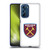 West Ham United FC Crest Full Colour White Soft Gel Case for Motorola Edge 30