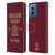 England Rugby Union 150th Anniversary Red Leather Book Wallet Case Cover For Motorola Moto G34 5G