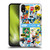 Justice League DC Comics 90th Anniversary Sticker Collage Soft Gel Case for Apple iPhone XR