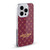 West Ham United FC Hammer Marque Kit Patterns Soft Gel Case for Apple iPhone 14 Pro