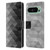 PLdesign Geometric Grayscale Triangle Leather Book Wallet Case Cover For Google Pixel 9 Pro XL