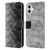 PLdesign Geometric Grayscale Triangle Leather Book Wallet Case Cover For Apple iPhone 16 Plus