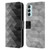 PLdesign Geometric Grayscale Triangle Leather Book Wallet Case Cover For Samsung Galaxy M15/F15 5G