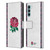 England Rugby Union 2024/25 Crest Kit Home Leather Book Wallet Case Cover For Motorola Edge S30 / Moto G200 5G