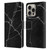 Alyn Spiller Marble Black Leather Book Wallet Case Cover For Apple iPhone 16 Pro