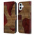 Alyn Spiller Wood & Resin Fire Leather Book Wallet Case Cover For Apple iPhone 16 Plus
