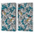 Katerina Kirilova Floral Patterns White Rose & Birds Leather Book Wallet Case Cover For Apple iPad Pro 11 M4 2024