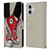 LouiJoverArt Red Ink Shoes Leather Book Wallet Case Cover For Apple iPhone 16
