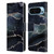 UtArt Dark Night Marble Silver Midnight Sky Leather Book Wallet Case Cover For Google Pixel 9 / Pixel 9 Pro