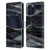 UtArt Dark Night Marble Waves Leather Book Wallet Case Cover For Apple iPhone 16 Pro Max