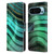 UtArt Malachite Emerald Glitter Gradient Leather Book Wallet Case Cover For Google Pixel 9 / Pixel 9 Pro