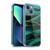 UtArt Malachite Emerald Turquoise Shimmers Soft Gel Case for Apple iPhone 13 Mini & MagSafe
