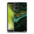 UtArt Malachite Emerald Gilded Teal Soft Gel Case for Sony Xperia 5 V 5G