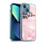 UtArt Wild Cat Marble Pink Glitter Soft Gel Case for Apple iPhone 13 Mini & MagSafe