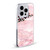 UtArt Wild Cat Marble Pink Glitter Soft Gel Case for Apple iPhone 13 Mini & MagSafe