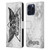 Aerosmith Black And White Triangle Winged Logo Leather Book Wallet Case Cover For Apple iPhone 16 Pro Max