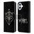 In Flames Metal Grunge Jesterhead Bones Leather Book Wallet Case Cover For Apple iPhone 16 Plus