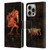 In Flames Metal Grunge Creature Leather Book Wallet Case Cover For Apple iPhone 16 Pro