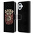 Green Day Graphics Skull Spider Leather Book Wallet Case Cover For Apple iPhone 16 Plus