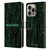 The Matrix Key Art Codes Leather Book Wallet Case Cover For Apple iPhone 16 Pro