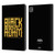 Black Adam Graphics Logotype Leather Book Wallet Case Cover For Apple iPad Pro 11 M4 2024