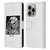 Matt Bailey Skull Burnout Leather Book Wallet Case Cover For Apple iPhone 16 Pro