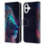 Wumples Cosmic Animals Lion Leather Book Wallet Case Cover For Apple iPhone 16 Plus