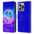 Wumples Cosmic Arts Clouded Peace Symbol Leather Book Wallet Case Cover For Apple iPhone 16 Pro