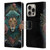 Spacescapes Floral Lions Aqua Mane Leather Book Wallet Case Cover For Apple iPhone 16 Pro