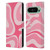Kierkegaard Design Studio Art Modern Liquid Swirl Candy Pink Leather Book Wallet Case Cover For Google Pixel 9 Pro XL