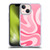 Kierkegaard Design Studio Art Modern Liquid Swirl Candy Pink Soft Gel Case for Apple iPhone 13 Mini