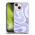 Kierkegaard Design Studio Art Modern Liquid Swirl Purple Soft Gel Case for Apple iPhone 13 Mini