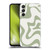 Kierkegaard Design Studio Art Retro Liquid Swirl Sage Green Soft Gel Case for Samsung Galaxy M15/F15 5G